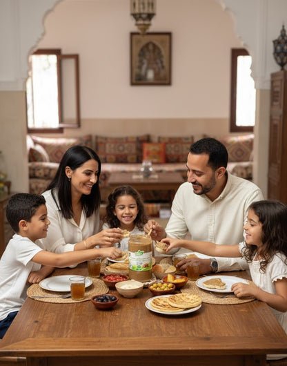 (1kg) أملو طبيعي بالاركان و العسل الحر و اللوز