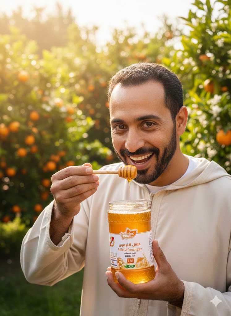 (1kg) عسل الليمون الطبيعي